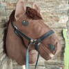 Brązowy Koń na kiju "hobby horse" | Moonio.pl