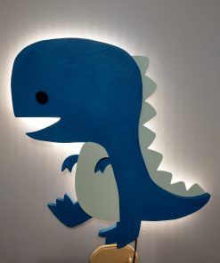 Lampka Dinozaur T-rex niebieski