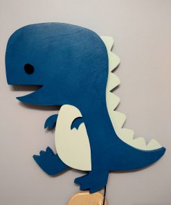 Lampka Dinozaur T-rex niebieski