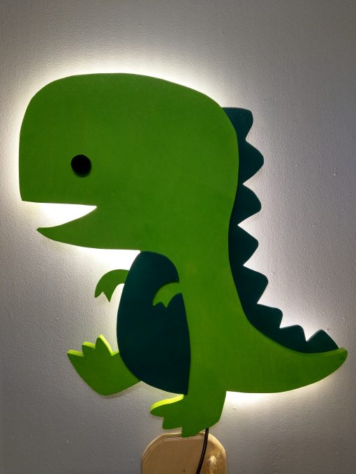 Lampka Dinozaur T-rex zielony