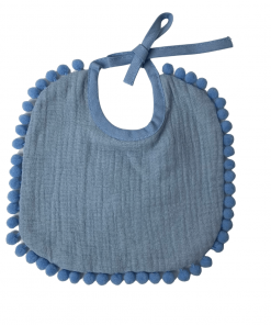 Śliniaczek błękitny z pomponikami