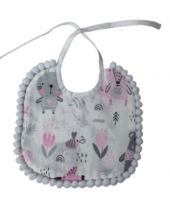 Śliniaczek dla noworodka w leśne zwierzątka | Moonio.pl