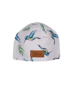 Czapeczka dla noworodka w kolibry | Moonio.pl