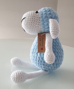 Owieczka Tosia niebiesko-biała