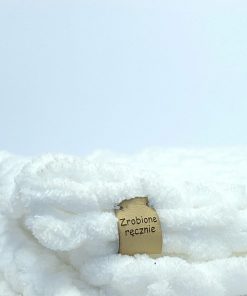 Kocyk niemowlęcy biały