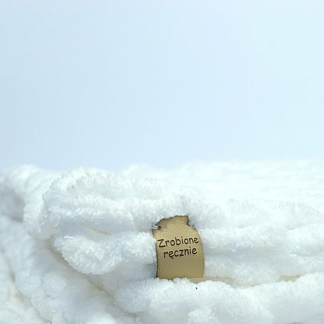 Kocyk niemowlęcy biały