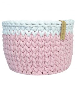 Koszyk różowy duży