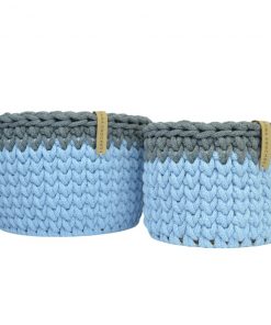 Zestaw koszyczków niebieski