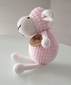 Owieczka Tosia różowo-biała