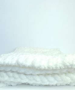 Kocyk niemowlęcy biały