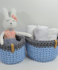 Koszyk niebieski mały