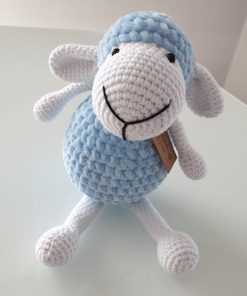 Owieczka Tosia niebiesko-biała