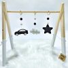 Stojak edukacyjny dla noworodka Baby Gym z samochodem | Moonio.pl
