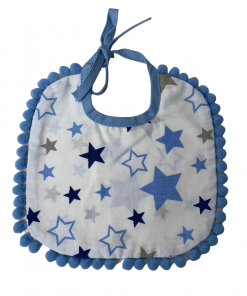 Śliniaczek niebieskie gwiazdki