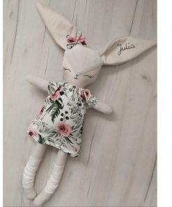 Króliczek w sukience w róże 2