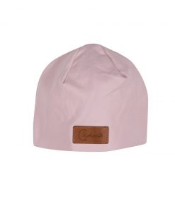 Różowa czapeczka dla noworodka | Moonio.pl