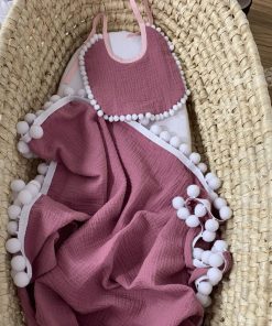 Zestaw kocyk i śliniaczek