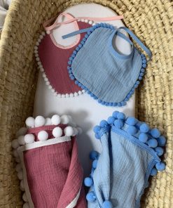 Zestaw kocyk i śliniaczek