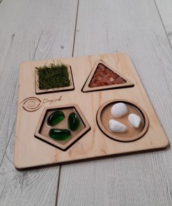 Alternative view of Sensoryczny sorter kształtów - układanka drewniana z 6 elementów