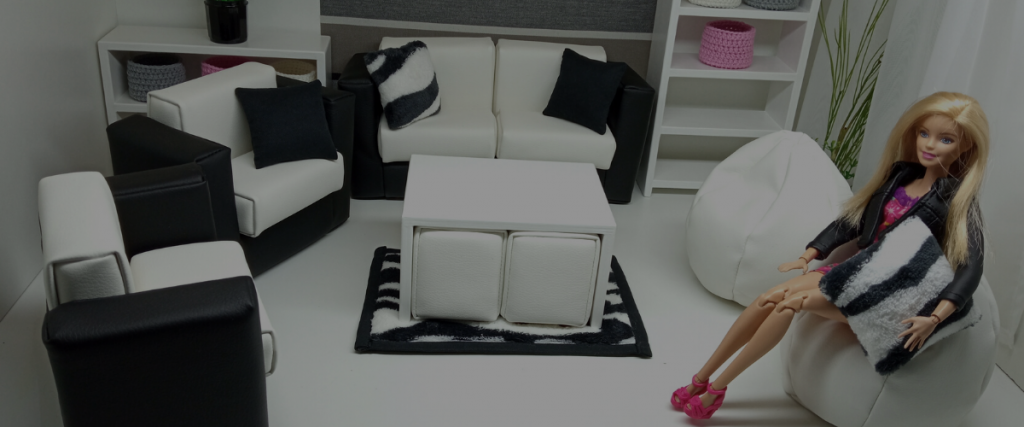 DEKORACJE DO DOMKU DLA LALEK