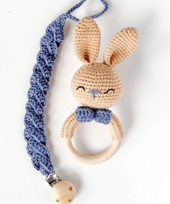 Zestaw grzechotka + zawieszka do smoczka 3