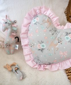 Alternative view of Poduszka serce z falbanką