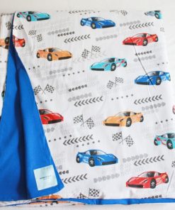 Kołderka dla dzieci Wyścigówki