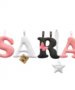 Ozdobne Literki z filcu