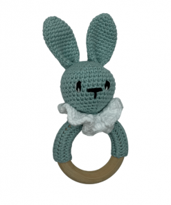 Miętowy króliczek grzechotka