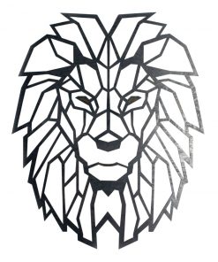 geometryczny lew