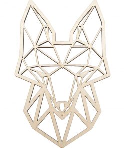 Dekoracja geometryczna lis