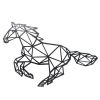 Dekoracja geometryczna koń w galopie