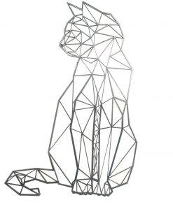 Dekoracja geometryczna kot