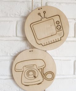 Alternative view of Zawieszki w stylu RETRO do pokoju dziecięcego