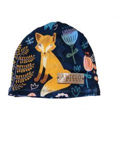 Czapeczka z liskiem 0-2 miesiące