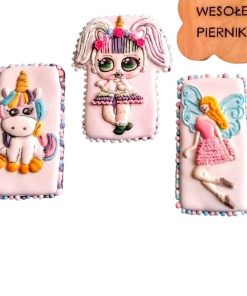 Zestaw dekoracyjnych pierniczków