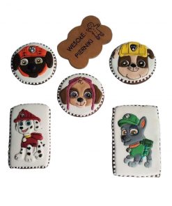 Zestaw dekoracyjnych pierniczków Psi Patrol