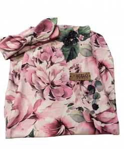 kokonik dla noworodka 0-3 msc kwiaty