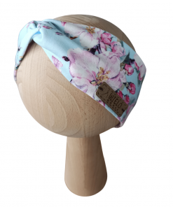 Opaska przeplatana w kwiaty