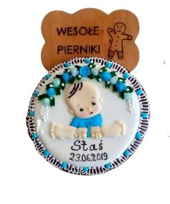 Dekoracyjny pierniczek dla chłopca