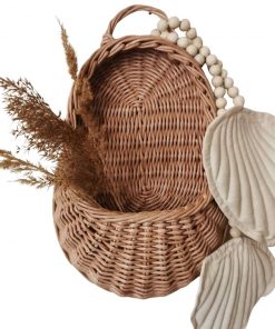 osz naścienny z wikliny BOHO