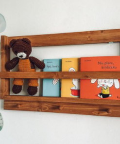 Półka naścienna pojedyncza prostokąt