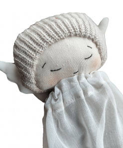 Lalka Anioł Biały chłopiec