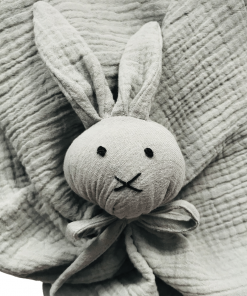 muślinowy króliczek szary