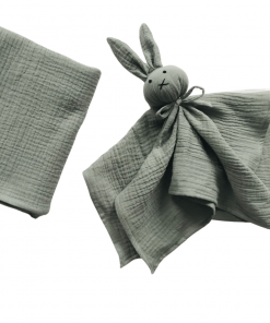 muślinowy króliczek szary