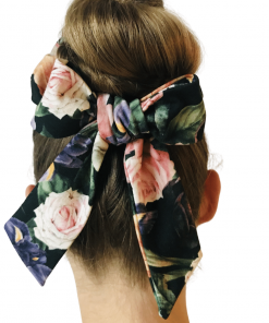 kwiatowa scrunchie