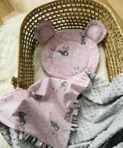 zestaw do wózka w króliczki