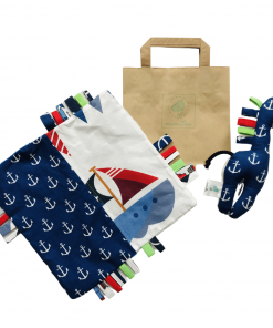 szmatka sensoryczna, kotwice i statek