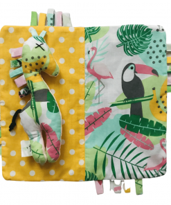 Szmatka sensoryczna, flamingi i tukany