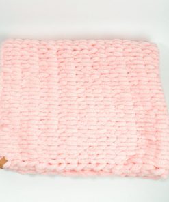 Kocyk niemowlęcy różowy